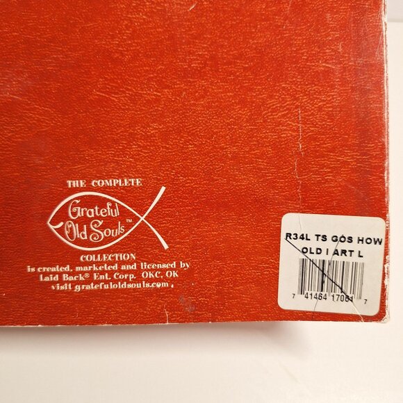 Large Grateful Old Souls How Old I Art Hymnal Tan T-Shirt Size L Christian - Picture 8 of 9